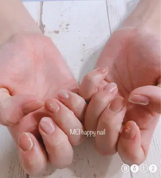 ネイル 北浦和 自爪育成ケアのネイルデザイン