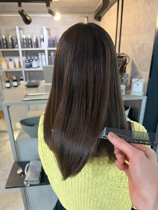 セミロング カラー You/透明感カラー レイヤーカット/ボブのヘアスタイル