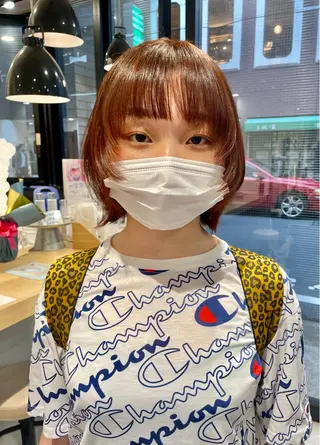 ミディアム カラー カラー/レイヤー/ 髪質改善/PAAQのヘアスタイル