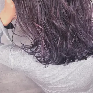 ミディアム カラー アンダーバーホワイト_WHITE所属・_WHITE芝本 賢吾【天王寺店】のヘアスタイル