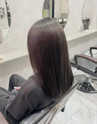 セミロング 🦋ハイトーン🦋 石山 希理🦋のヘアスタイル