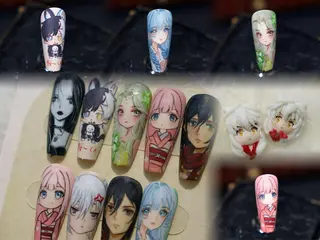 ネイル MoMoA Nail ネイル長さ出し専門店のネイルデザイン