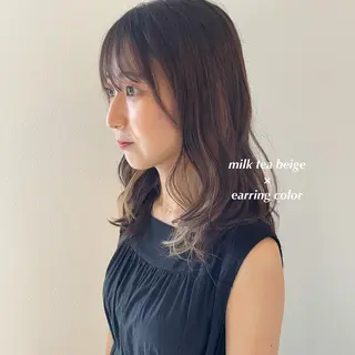 ミディアム カラー 北九州美容室 🕊️わかな✂︎のヘアスタイル