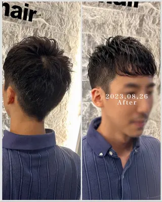 ショート メンズ Glanz Raum所属・深野 茜のヘアスタイル