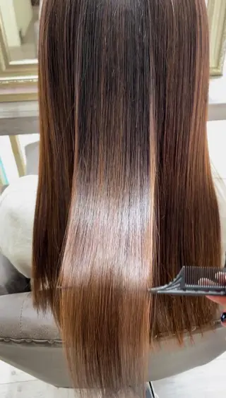 セミロング カラー BUCKS【天王寺】 バックス【駅30秒】のヘアスタイル