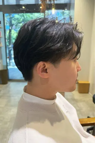 ショート メンズ 藤崎百道メンズカット Zina/森井唯央のヘアスタイル