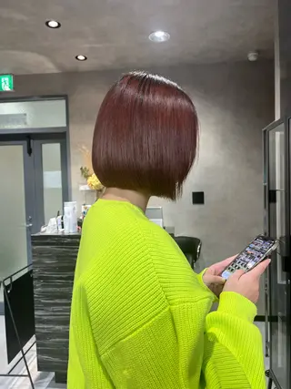 ミディアム カラー room肥後橋所属・room ヨネヤマのヘアスタイル