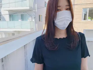 ミディアム カラー タカハシ ハヤトのヘアスタイル