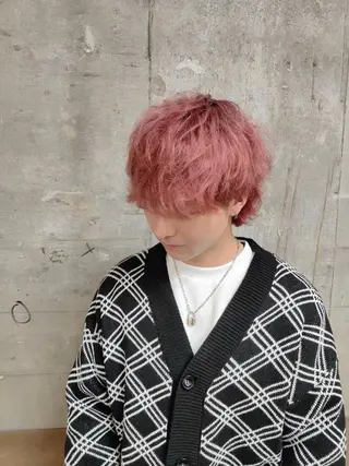 カラー メンズ 窪田 欣恭のヘアスタイル