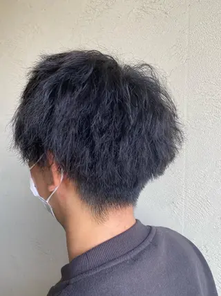 ショート メンズ ami🍑艶カラー/ 髪質改善/透明感のヘアスタイル