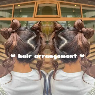 ヘアアレンジ 🫧🧸カラーヘアメ 🫧MIO🧸🫧のヘアスタイル