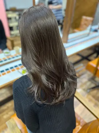 ロング カラー ヘアアレンジ 透明感/ブリーチ/ 髪質改善💛miuのヘアスタイル