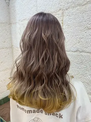 ロング カラー ＊ブリーチカラー＊ 🫧M🫧のヘアスタイル