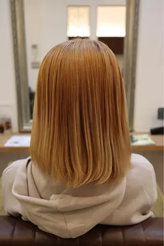 ミディアム カラー 🐰ハイトーンカラー 畠山　渡🐰のヘアスタイル