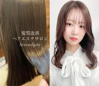 ミディアム メンズ セレンディピティ 奥村　瞳/髪質改善のヘアスタイル