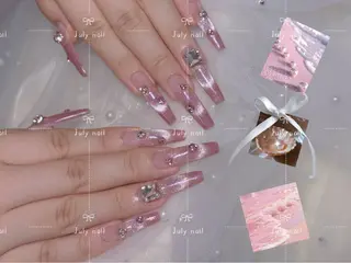 ロング July.nail ジュライ　ネイルのネイルデザイン
