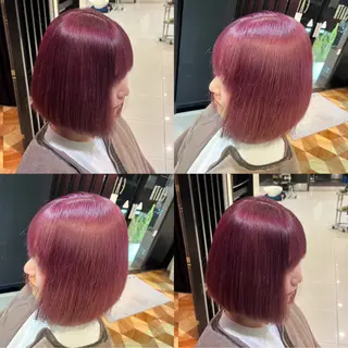 カラー ブリーチ/暖色カラー 宮城陽日のヘアスタイル