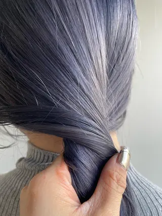 ロング カラー ヘアアレンジ キッズ マツエク・マツパ 透明感カラー/推しカ ラー☁️JURAのヘアスタイル