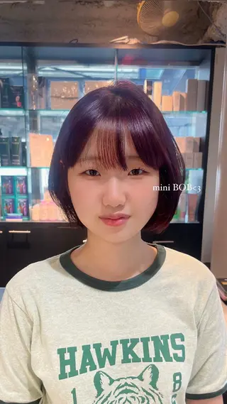 ショート 【レイヤーカット】 キサヌキミワのヘアスタイル