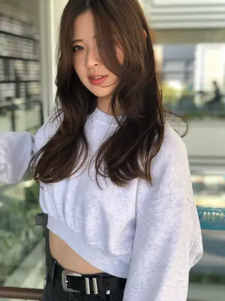 ロング カラー 吉川　ミチオ 【SHIKIO】のヘアスタイル