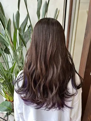 セミロング カラー 🫧艶髪デザイナー 🫧白石航汰のヘアスタイル