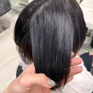 ショート カラー 【センターパート/ マッシュ】ryokaのヘアスタイル