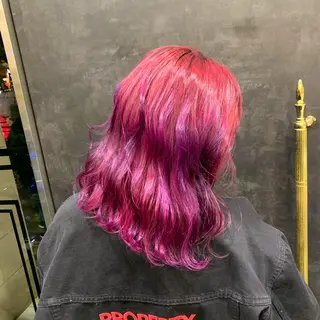 ミディアム 韓国ハイトーン🦋 hikariのヘアスタイル