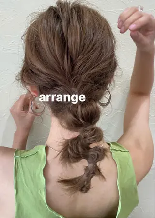 セミロング ヘアアレンジ ENIF ヤマグチアツコのヘアスタイル