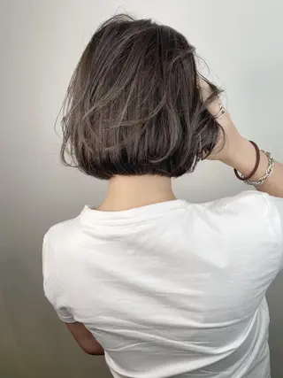 ミディアム カラー BUCKS【天王寺】 バックス【駅30秒】のヘアスタイル