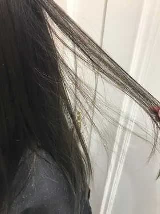 ロング カラー 赤み消し韓国ヘア レイヤー縮毛🤍渡邉のヘアスタイル