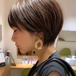 ショート VIEW GINZA所属・fitするカット♡ 暖色/ふうか◠‿◠のヘアスタイル