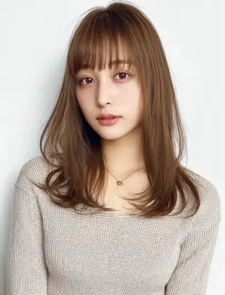 セミロング Trinity所属・𝐌𝐢𝐮 /本厚木美容室のヘアスタイル