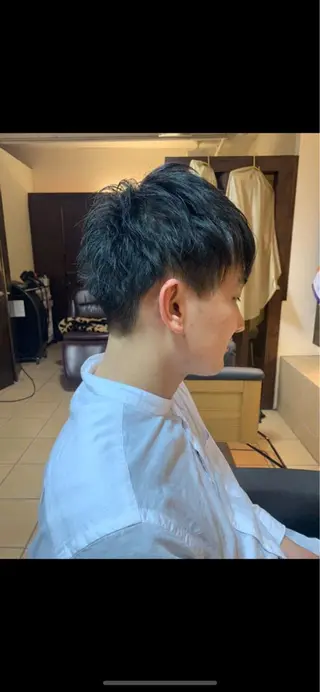 メンズ ハイトーンカラー🩵 耳ツボジュエリー👂のその他イメージ