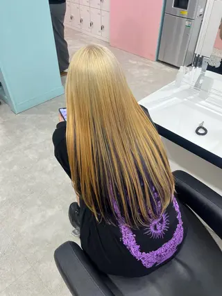 ロング カラー みう/仙台/暖色/ 艶髪/顔周りカット/のヘアスタイル