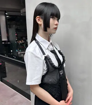 ロング 表参道ハイトーン 韓国ヘア長田雄希のヘアスタイル