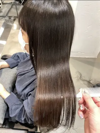 ロング yoshino /ナチュラル縮毛のヘアスタイル