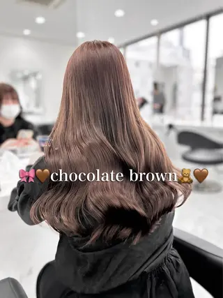 ロング カラー 韓国ヘア🇰🇷🩶 透明感カラー🎀るなのヘアスタイル