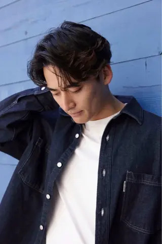 ミディアム Lee堀江 LUCA/メンズ特化のヘアスタイル