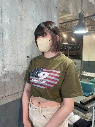 ミディアム カラー ショートカット募集中 /NAGISAのヘアスタイル