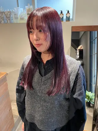 ロング fubuki🪷 似合わせカットカラーのヘアスタイル