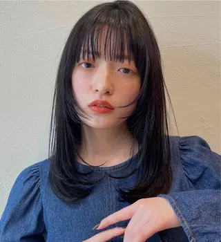 ロング 丸田優奈 /ショートカットのヘアスタイル