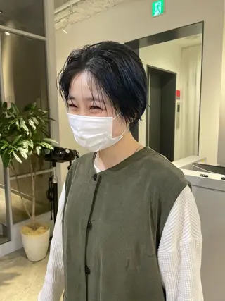 ショート カラー FILMS所属・宮城 星のヘアスタイル