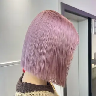 カラー 🌼動き×透明感🩵 ハイトーン/ナナのヘアスタイル