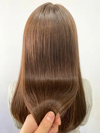 セミロング ふみや /バレイヤージュのヘアスタイル