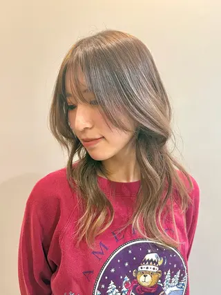 ロング カラー 似合わせカラー／ 松岡茉和🐼🌈🌟のヘアスタイル