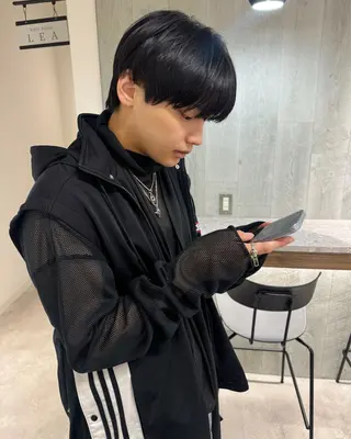 ショート メンズ umu.［韓国ヘア /ダウンパーマ］のヘアスタイル