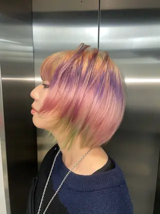 カラー Null所属・残留しないハイトーン 🎀マホのヘアスタイル