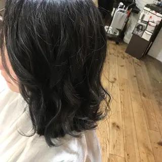 ミディアム 勝沼 佑季のヘアスタイル