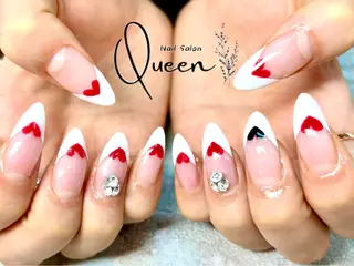 ネイル Queennail 北堀江megumiのネイルデザイン