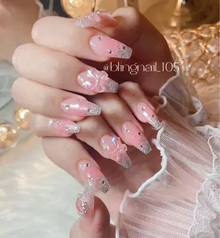 ネイル 23時まで❤︎韓国、 ワンホンネイルのネイルデザイン